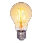 Light bulbs, LED Decor Amber standard bulb 4,5W E27 360lm, dimmable, Transparent