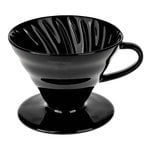 Hario V60 Kasuya suodatinsuppilo, koko 02, musta posliini Hario V60 Kasuya suodatinsuppilo, koko 02, musta posliini
