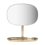 Table mirrors, Flip mirror, brass, Gold
