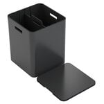 Ecomini Forever Bin recycling station, cool black
