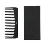 Combs & brushes, Detangling comb, black, Black