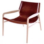 Armchairs & lounge chairs, Rama chair, cognac leather - soaped oak, Brown