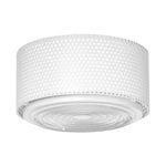 Flush ceiling lights, G13 ceiling/wall lamp, medium, white, White