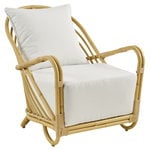 Outdoor lounge chairs, Charlottenborg Exterior chair, natural - white, White
