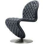 System 1-2-3 Deluxe chair, black leather System 1-2-3 Deluxe chair, black leather