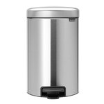 newIcon pedal bin, matt steel newIcon pedal bin, matt steel