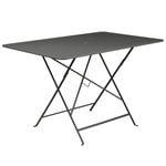 Patio tables, Bistro table, 117 x 77 cm, liquorice, Black
