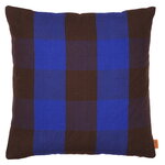 Grand cushion, 50 x 50 cm, brown - blue