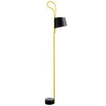 Floor lamps, Rope Trick floor light, yellow, Yellow