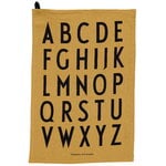 Design Letters Classic keittiöpyyhe, 2 kpl, hunajankeltainen