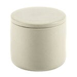 Cose container with lid, round, S, beige