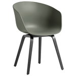 About A Chair AAC22, black stained oak - dusty green About A Chair AAC22, black stained oak - dusty green