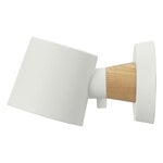 Normann Copenhagen Lampada da parete Rise, collegamento diretto, bianca