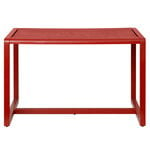 Little Architect table, poppy red