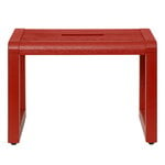 Little Architect stool, poppy red