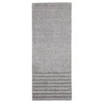 Wool rugs, Kyoto rug, 80 x 200 cm, grey, Gray