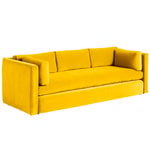 Sofas, Hackney sofa, 3-seater, Lola yellow, Yellow