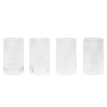 Autres verres, Verres Ripple Verrines, lot de 4, transparent, Transparent