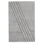 Wool rugs, Kyoto rug, 90 x 140 cm, grey, Grey