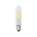 Glühbirnen, T30 LED-Glühbirne, L125, 3 W, E27-Fassung, dimmbar, Transparent