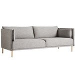 Sofas, Silhouette sofa 3-seater, Ruskin 33/Sense black - oiled oak, Beige