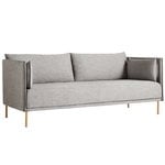 Sofas, Silhouette sofa 2-seater, Ruskin 33/Sense black - oiled oak, Beige