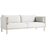 Sofas, Silhouette sofa 3-seater, Coda 100/Sense cognac - oiled oak, White