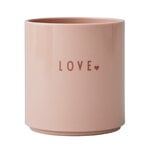 Lasten kattaus, Mini Favourite Cup tritaanikuppi, Love, Vaaleanpunainen