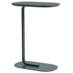 Side & end tables, Relate side table, h. 73,5 cm, dark green, Green
