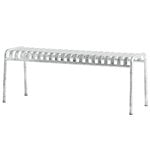 Outdoor benches, Palissade bench, hot galvanised, Silver