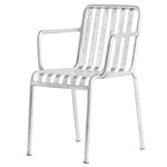 Chaises de jardin, Fauteuil Palissade, galvanisé à chaud, Argent