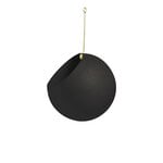 Planters & plant pots, Globe hanging flowerpot, small, black - gold, Black