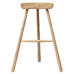 Bar stools & chairs, Shoemaker Chair No. 78 bar stool, white oiled oak, Natural