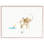 Poster, Poster Ellie the Elephant 40 x 30 cm, Bianco