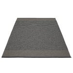 Plastic rugs, Edit rug, 140 x 200 cm, black, Black