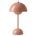 &Tradition Flowerpot VP9 portable table lamp, beige red