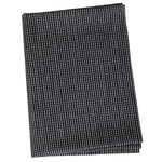Tessuti Artek, Tessuto in tela di cotone Rivi 150 x 300 cm, nero - bianco, Nero