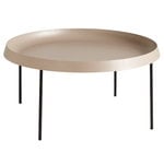 Coffee tables, Tulou coffee table 75 cm, mocca - black, Beige