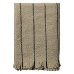 Blankets, Calm blanket, 120 x 170 cm, camel - black, Beige
