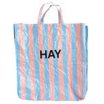 Hay Candy Stripe shopper, XL, blue - orange