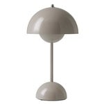 Lighting, Flowerpot VP9 portable table lamp, grey beige, USB, Grey