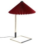 Lighting, Matin table lamp, large, oxide red, Red