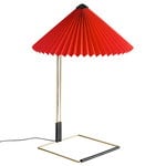 Lighting, Matin table lamp, large, bright red, Red