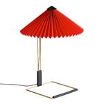 Lighting, Matin table lamp, small, bright red, Red