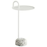 Side & end tables, Bowler side table, cream white , White