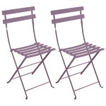 Bistro Metal chair, 2 pcs, plum Bistro Metal chair, 2 pcs, plum