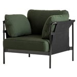 Armchairs & lounge chairs, Can lounge chair, Steelcut 975 - black canvas - black frame, Black