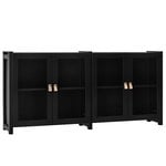 Moments cabinet, low, black