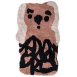 Wool rugs, Semi Koala wall hanging / rug, Multicolour
