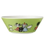 Moomin bowl, Thingumy and Bob, lime Moomin bowl, Thingumy and Bob, lime